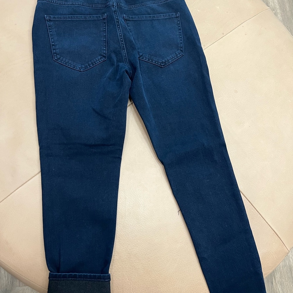 Express Blue Skinny High Rise - Picture 2 of 4